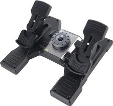 Logitech G Saitek Pro Flight Rudder Pedals Video Game Controller