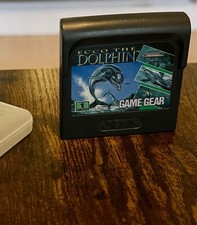 Sega Game Gear Ecco the Dolphin Cartridge and Hard Case