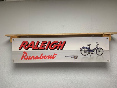 Raleigh runabout moped banner - moped,