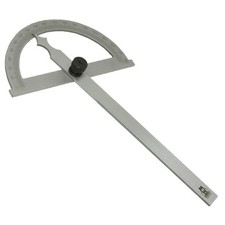 Moore & Wright 150mm Angle Meter Protractor 120mm Diameter Steel MW946-02