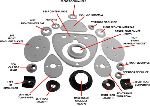Metro moulded mounting base - moulded,