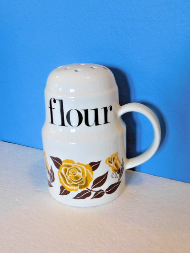 Vintage ceramic flour - ceramic, shaker