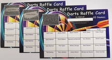 DARTS 20 SQUARE SCRATCH CARDS