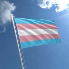 TRANSGENDER PRIDE FLAG 5ft x