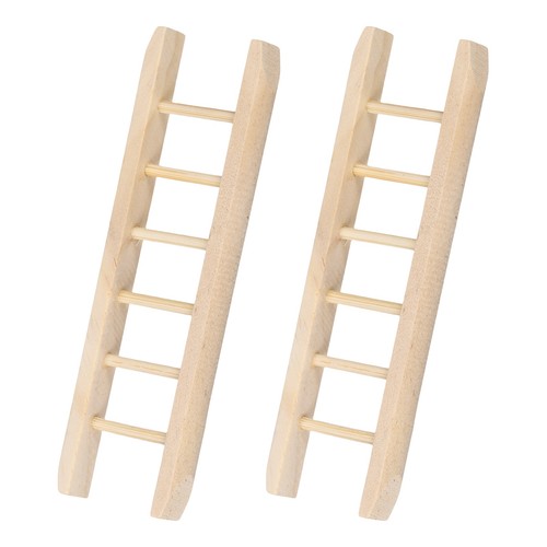 2pcs mini wooden - 2pcs, ladder