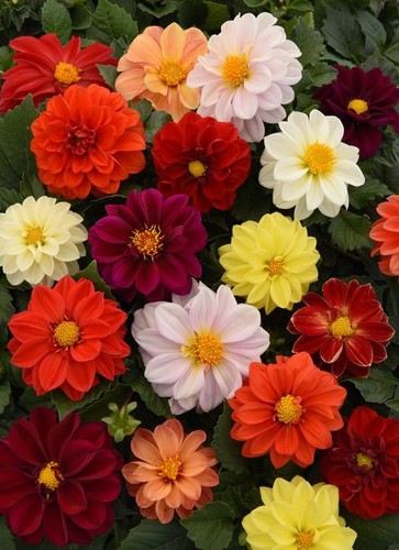 Dahlia variabilis pinnata - variabilis,
