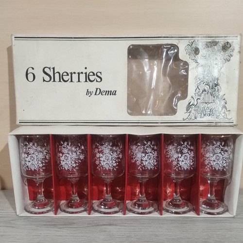 Floral sherries glasses - floral,
