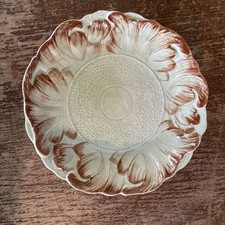 Vintage Sterling Pottery LTD England Green Cabbage Lettuce Leaf Plate