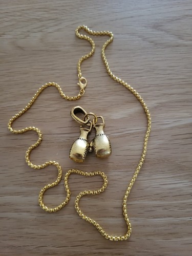 Boxing gloves pendant necklace - gloves,