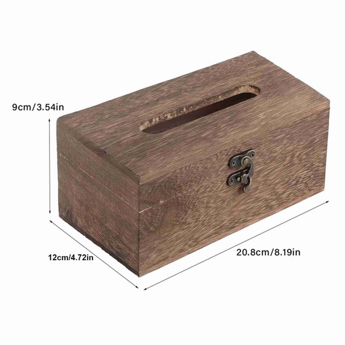 Solid wood tissue box creative - box,