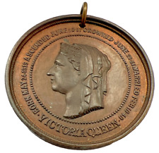 c.1840 British Victoria Halifax Jubilee Bronze Medal by J. Davis