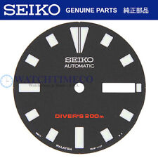 Genuine Seiko Black Watch Dial for SKX173 SKX171 SKX007 Rectangle Hour Markers