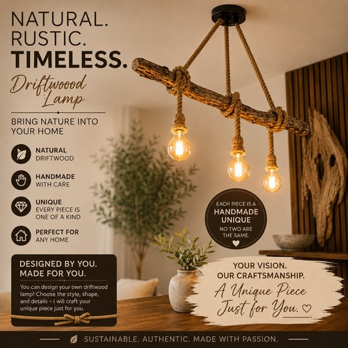 Driftwood chandelier extra - chandelier,,