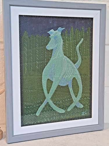 Original acrylic - a, print)