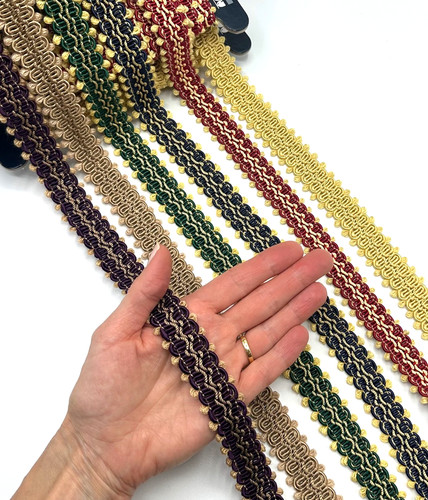 25mm scroll upholstery gimp