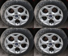✅ GENUINE FORD FOCUS MK3 16" 5 SPOKE SNOWFLAKE ALLOY WHEEL SET x 4 2011 - 2015