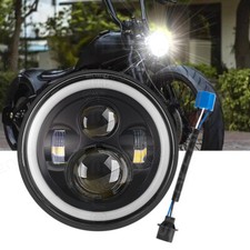 7" LED Round Headlight DRL