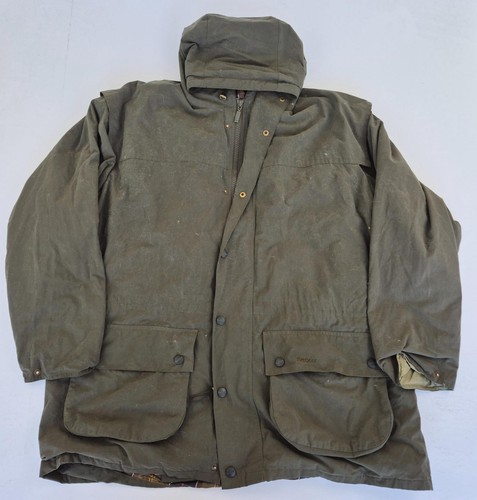 Barbour coat xxl green - green, mens