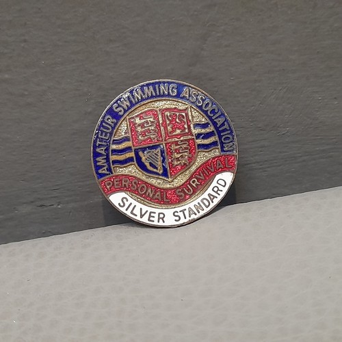 Vintage swimming badge amateur - vintage,