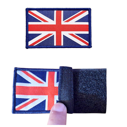 Britain flag sew patch - sew,