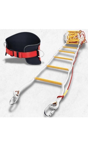 Fire escape ladder story - fire,