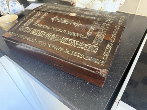 Antique writing box - writing,