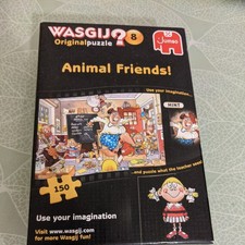 Wasgij 150 Piece jigsaw puzzle “Animal Friends!” Original Puzzle No. 8 Complete 
