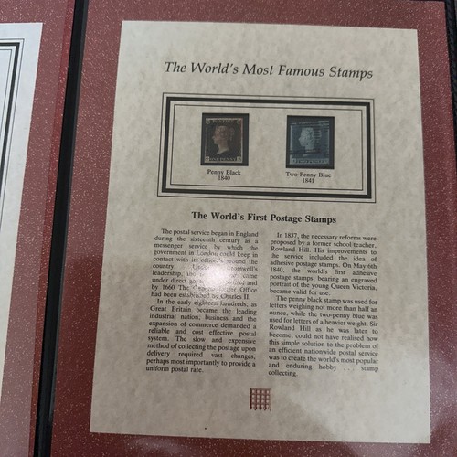 Stamps 1840 penny black - -,