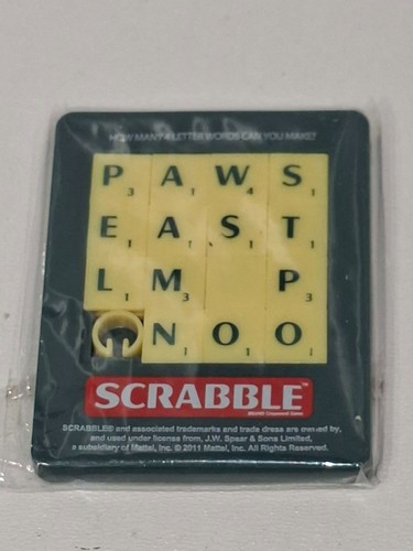 2011 mattel pocket scrabble - mattel,