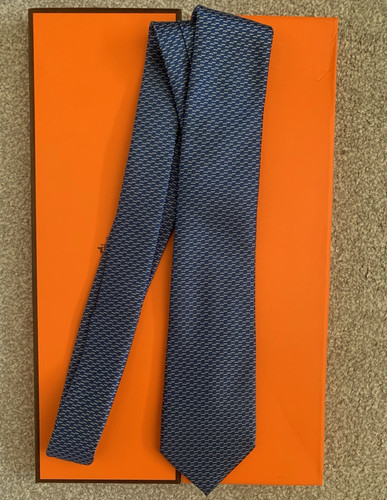 Hermès paris blue pattern - paris,