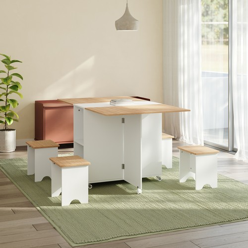 Compact drop leaf table with - compact,