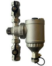 Team Controls 22mm Brass Magnetic Boiler Filter Inline for Central Heating