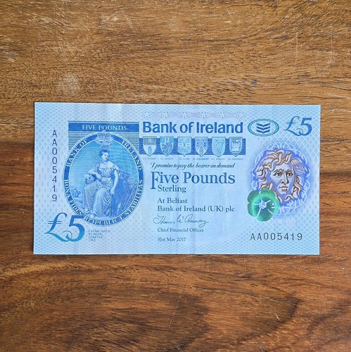 Bank ireland note low - note, *low