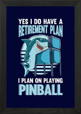 Pinball Table Pinball Framed