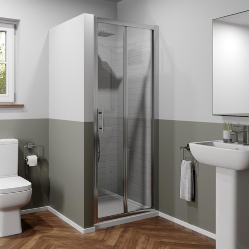 760mm bathroom fold shower - bathroom,