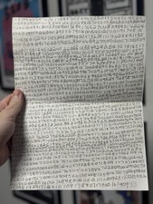 KNOWING (2009) Numbered Sheet