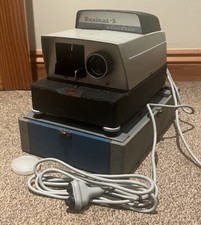 Vintage Braun Paximat - S Portable Electric Slide Projector - Lens Fungus