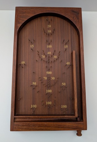 Vintage wooden bagatelle - vintage,