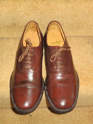 Sanders brown leather oxford - sanders,
