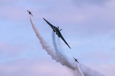 Avro Vulcan and Folland Gnats