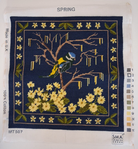 Completed tapestry cross - tapestry,