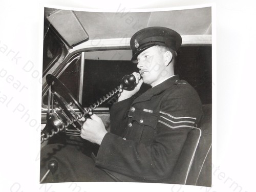 Police sergeant car - car, radio