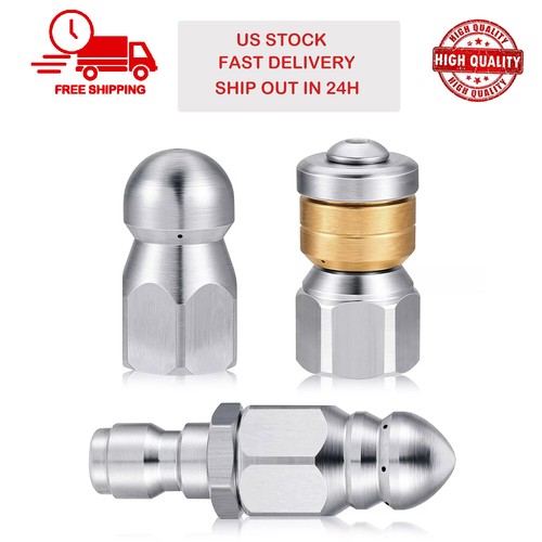 3pcs sewer jetter - 3pcs, nozzle