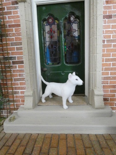 Dolls house dog - house,