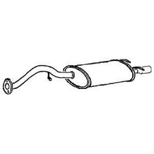 Klarius Rear Exhaust Tail Pipe