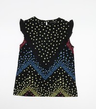 Next Women's Floral Sleeveless Tunic Blouse Size M