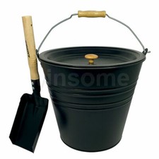 12 Ltr ASH Bucket Wooden Grip