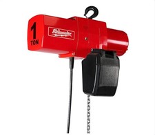 Milwaukee 1 ton electric chain hoist Model: 9566 230/480V 3-phase 10' Lift