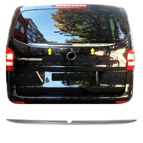 Chrome rear window under - chrome, trim