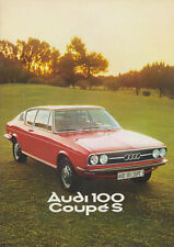 Audi 100 Coupe S Mk1 1975/6 Original UK Market Sales Brochure No. 599/119.005.29